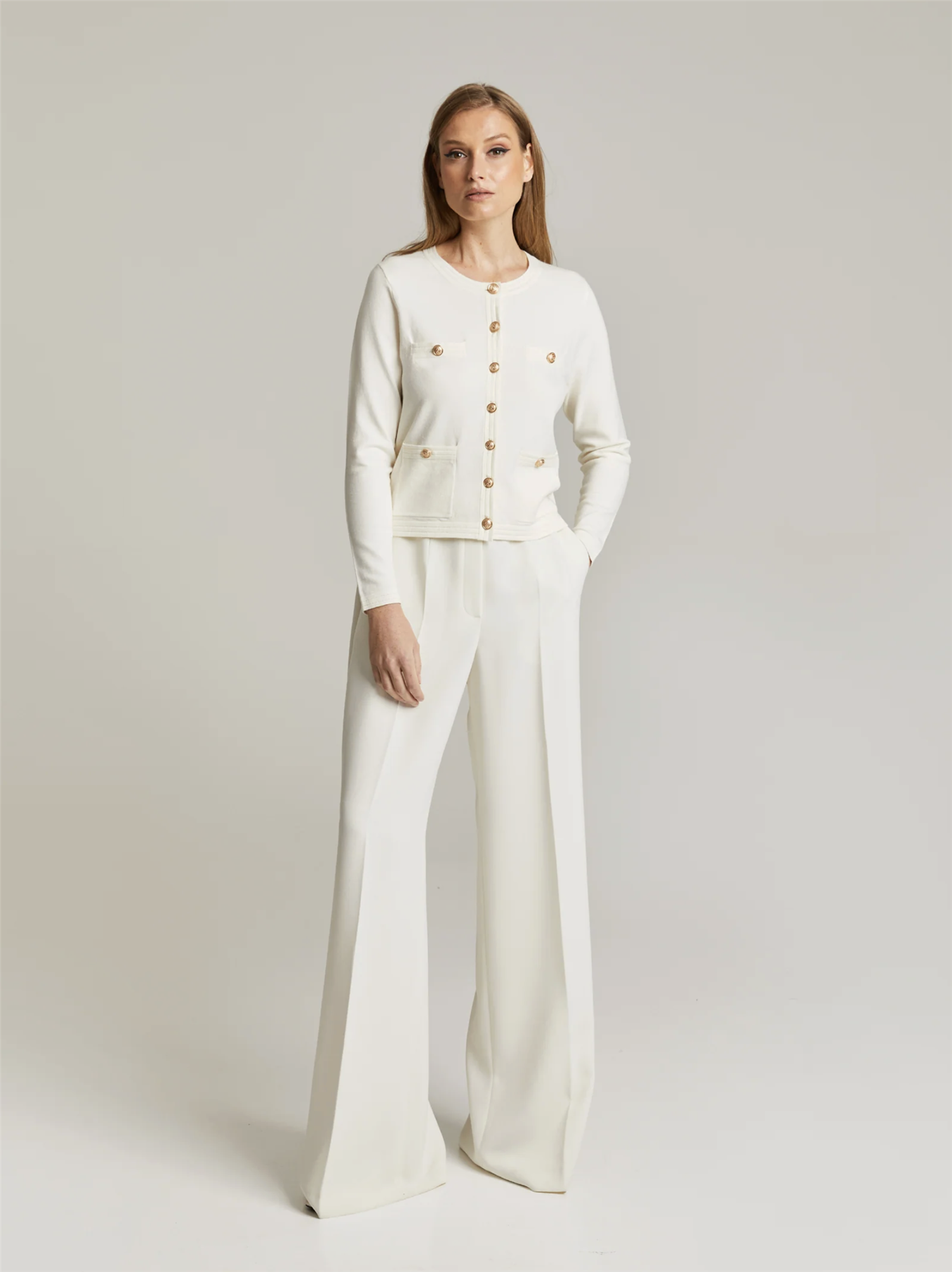 Cardigan - Charlott Cardigan Chalk White