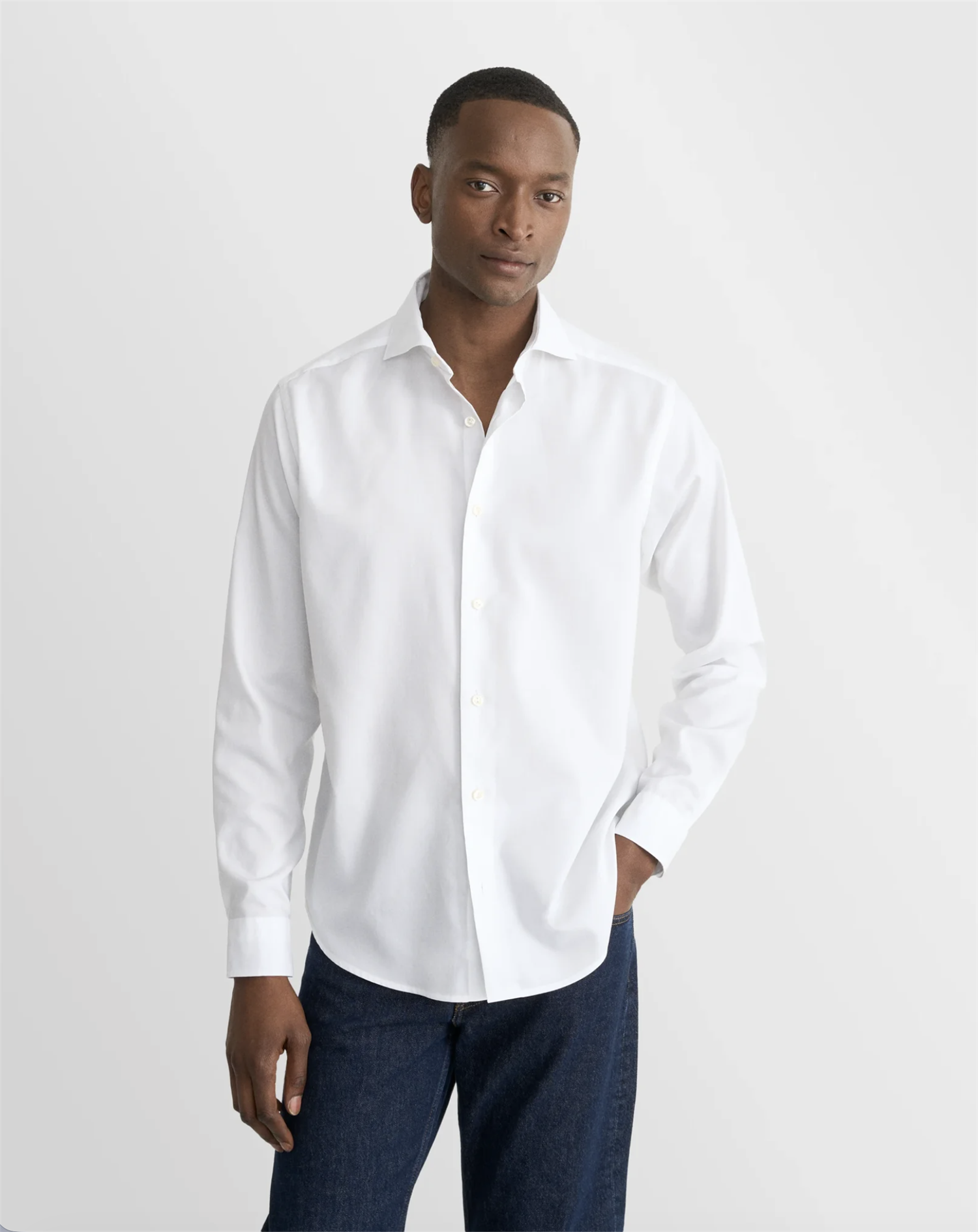 Skjorte - White Signature Oxford Shirt