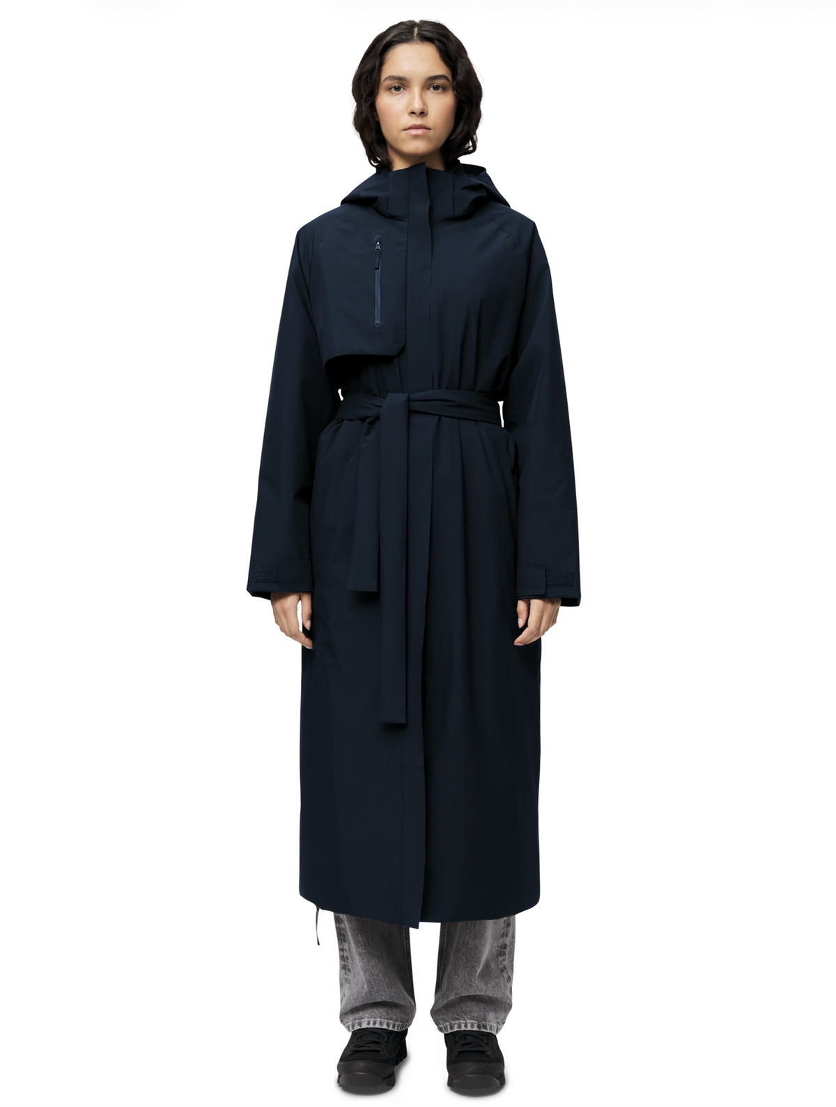 Trenchcoat - Åse Insulated Coat Deep Sea