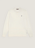 Pique - Camden LS Polo Shirt Off White