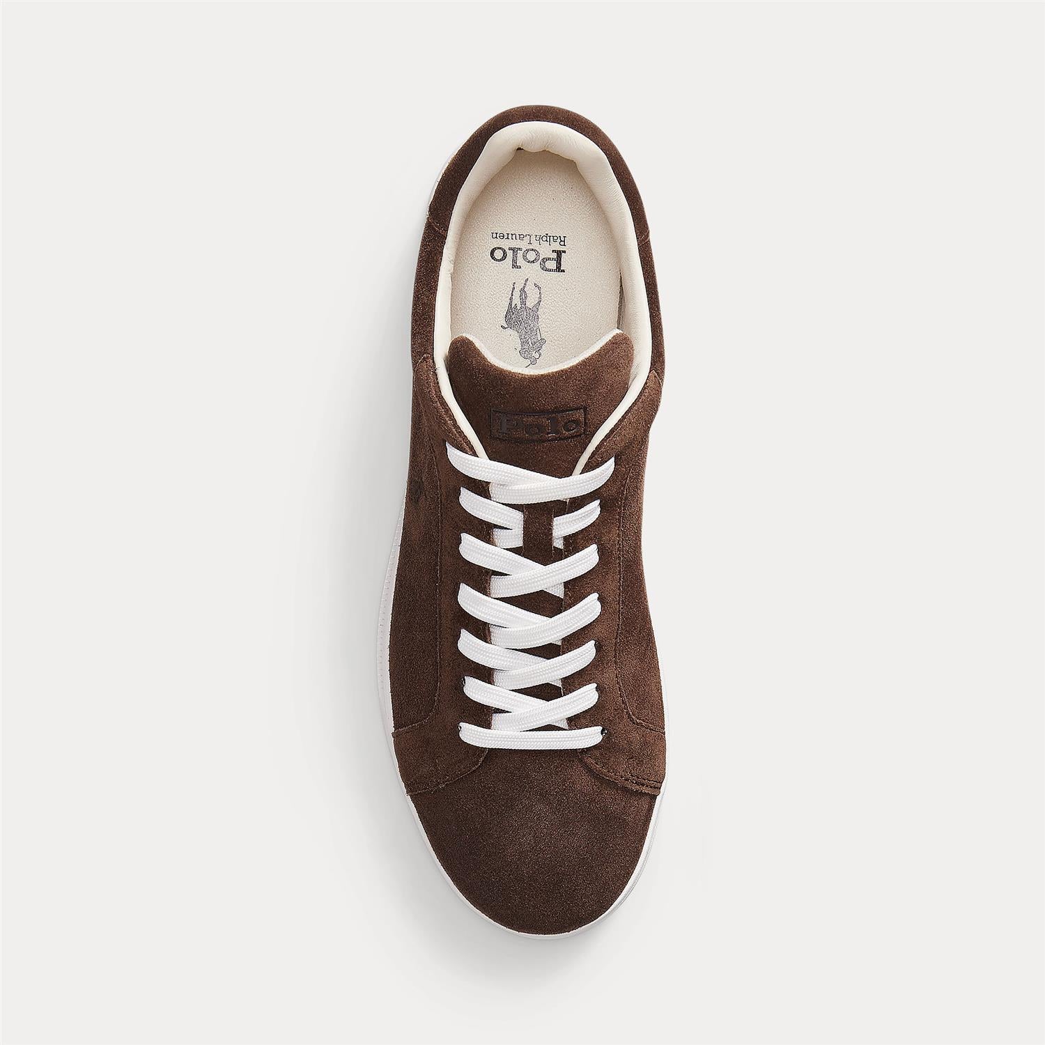 Sneakers - Heritage Court II Suede Sneakers Chocolate Brown