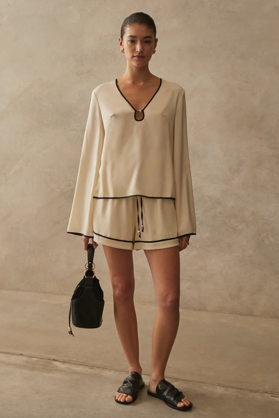 Bluse - The Lucia Top Pearl