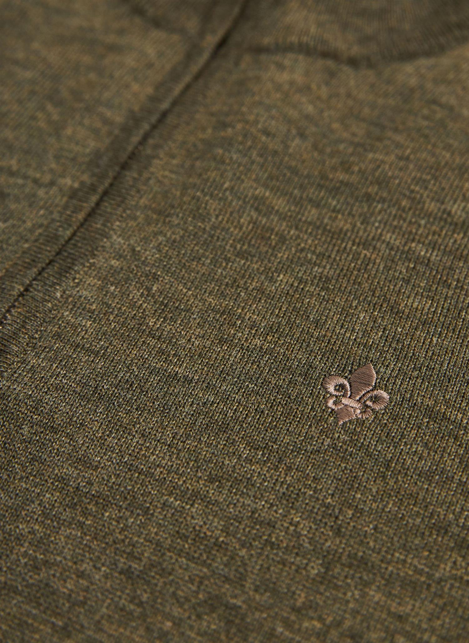 Genser - Merino John Zip Olive