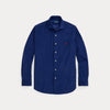 Skjorte - Custom Fit Corduroy Shirt Freshwater