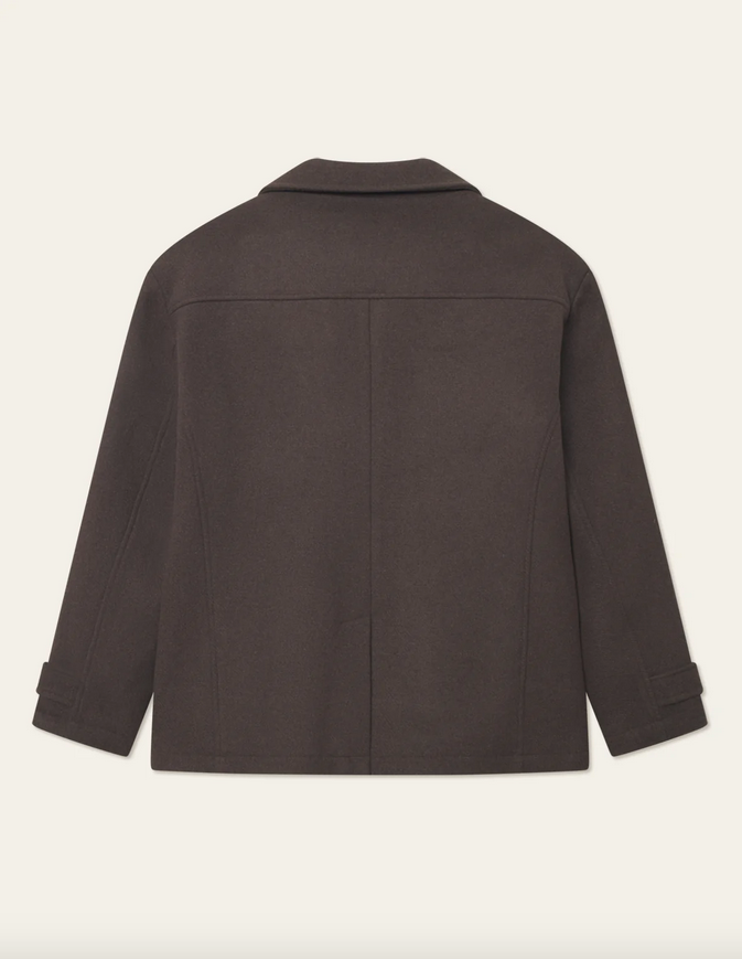 Jakke - McKee Solid Wool Jacket Delicioso