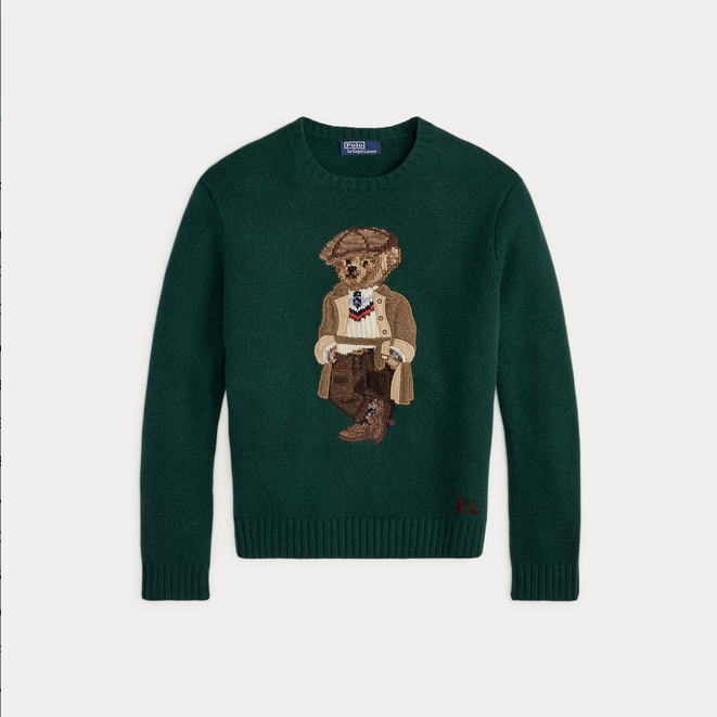 Genser - Polo Bear Sweater Vintage Pine