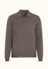 Genser - Regular Fit Genser Ekstra Fin Merinoull Taupe Brown