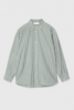 Skjorte - Coastal Shirt Olive & White Stripe