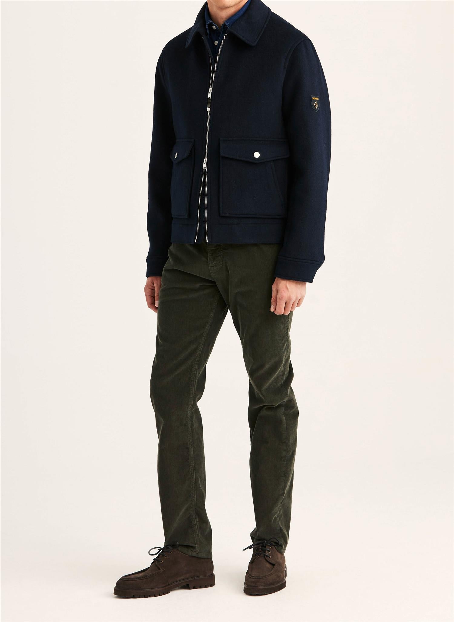 Jakke - Wallace Wool Jacket Blue