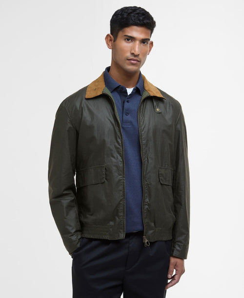 Ytterjakke - Newbury Wax Jacket Olive