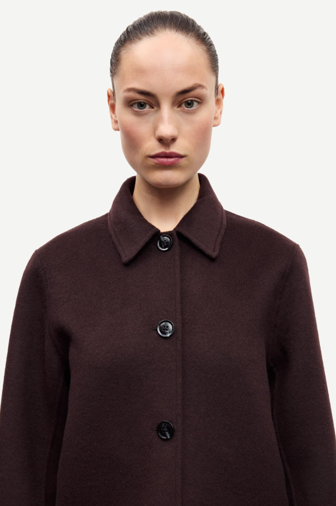 Jakke - Saholly Jacket Black Coffee