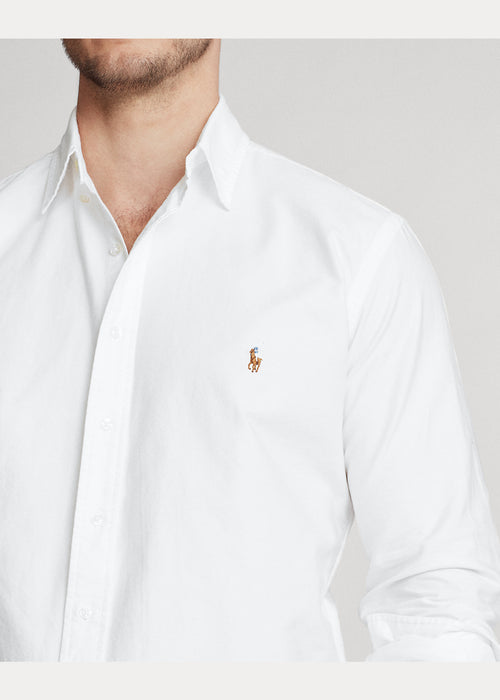 Skjorte - Slim Fit Oxford Shirt White