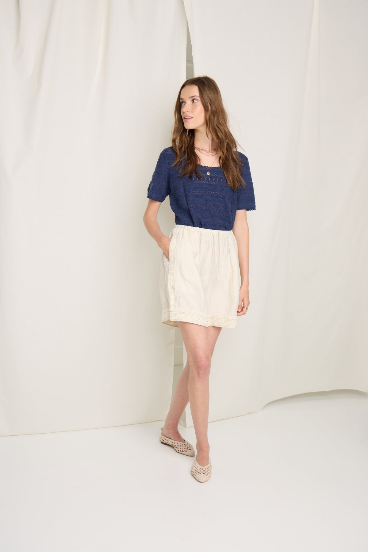 Topp - Irvilma Blue Indigo