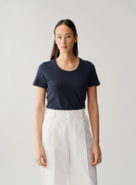 T skjorte - Scoop Neck Tee Navy