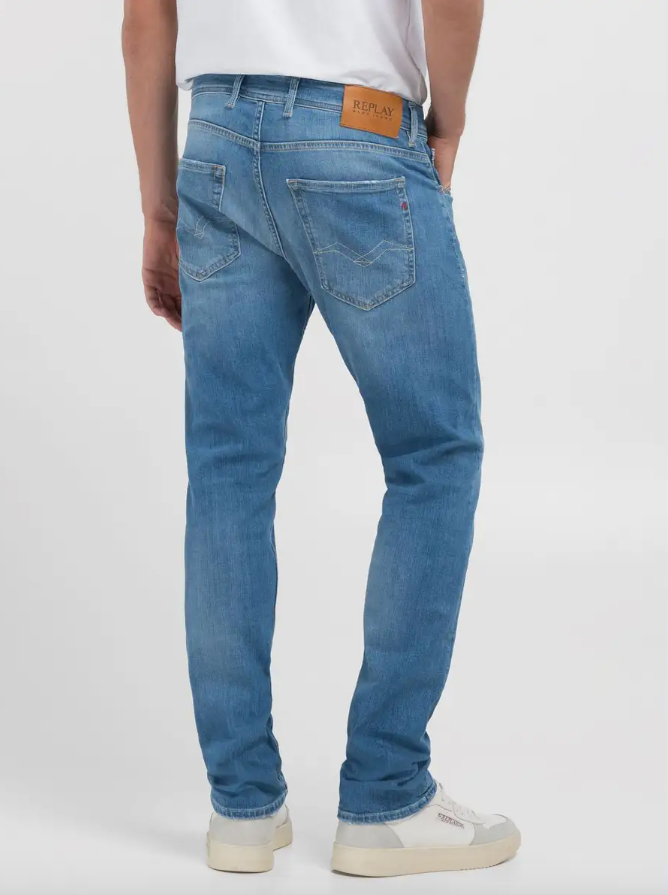 Jeans - Grover Straight Fit Mid Blue