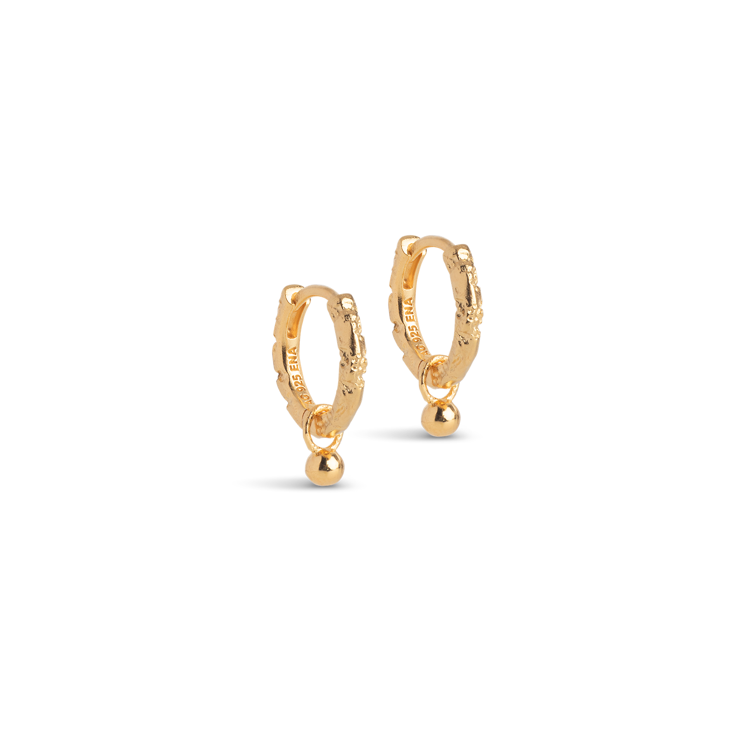 Øredobber - Belle Hoops Gold