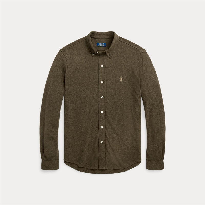 Skjorte - Featherweight Mesh Shirt Wilson Olive Heather