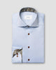 Skjorte - Light Blue Paisley Effect Signature Twill Shirt Contemporary Fit