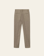 Bukse - Como Reg Wool Suit Pants Desert Taupe