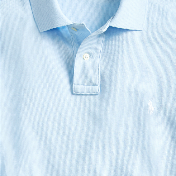 Pique - The Iconic Mesh Polo Shirt Office Blue