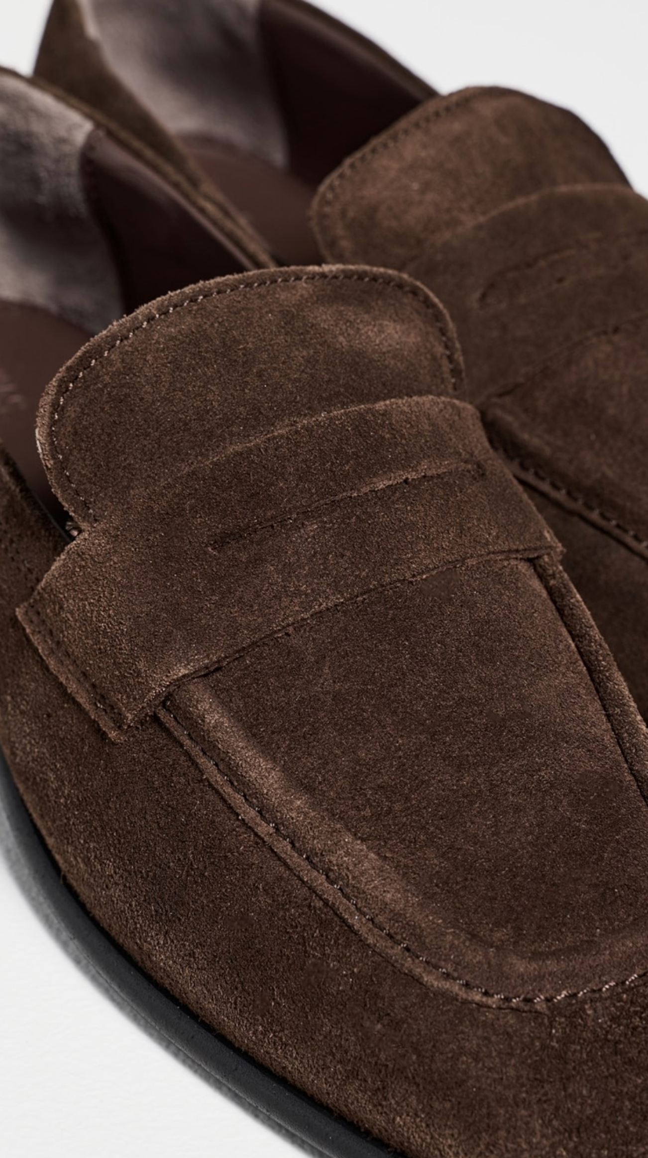 Loafers - Zaha Suede Brown Leather Loafers