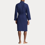 Morgenkåpe - Cotton Pique Robe Cruise Navy