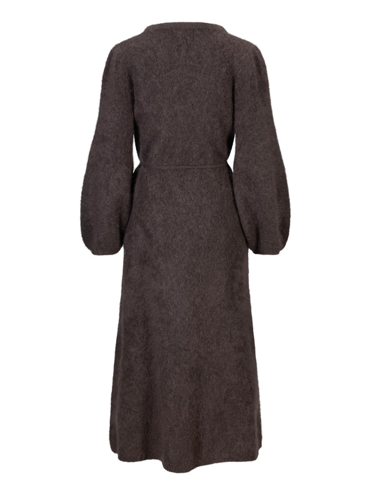 Cardigan - Olivia Chunky Cardigan Dark Brown