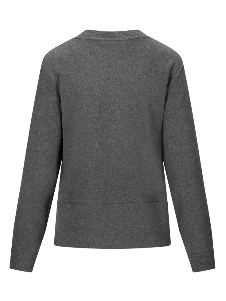 Genser - Sadie Sweater Dark Grey Melange