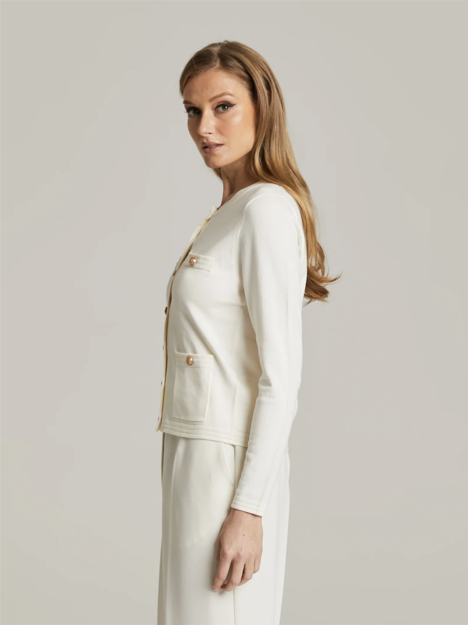 Cardigan - Charlott Cardigan Chalk White