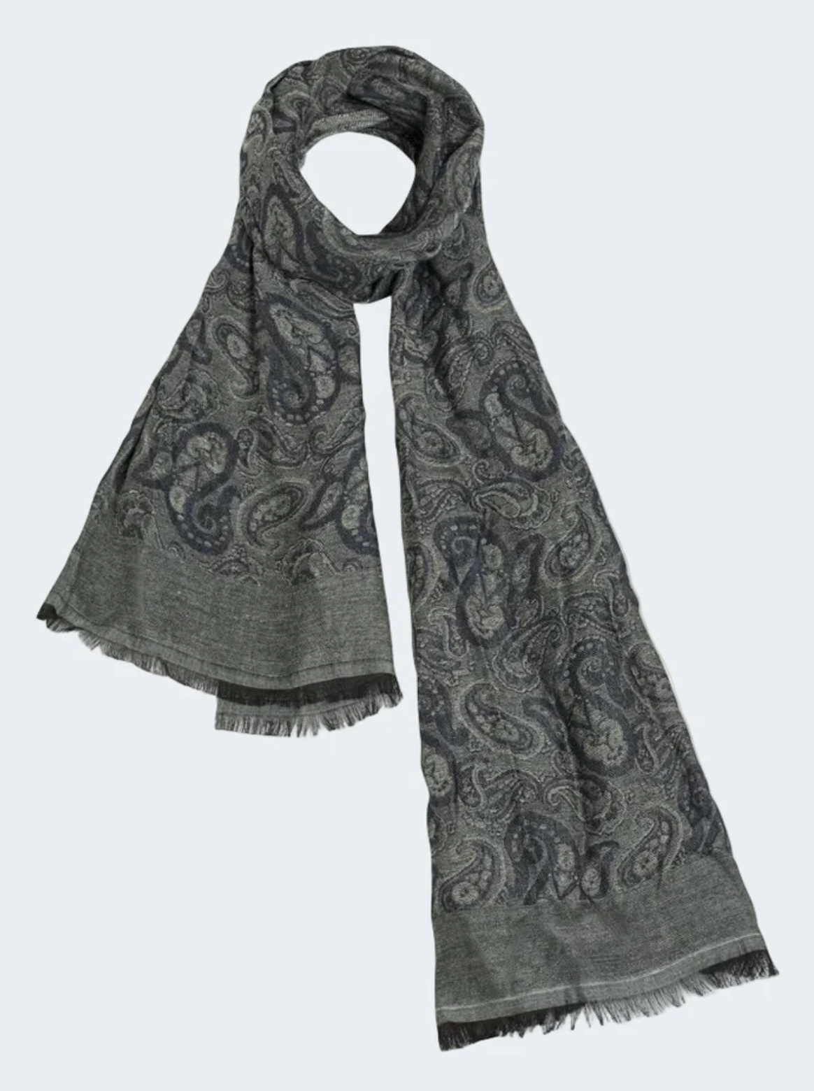 Skjerf - Wool Paisley Scarf Pattern