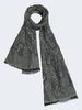 Skjerf - Wool Paisley Scarf Pattern