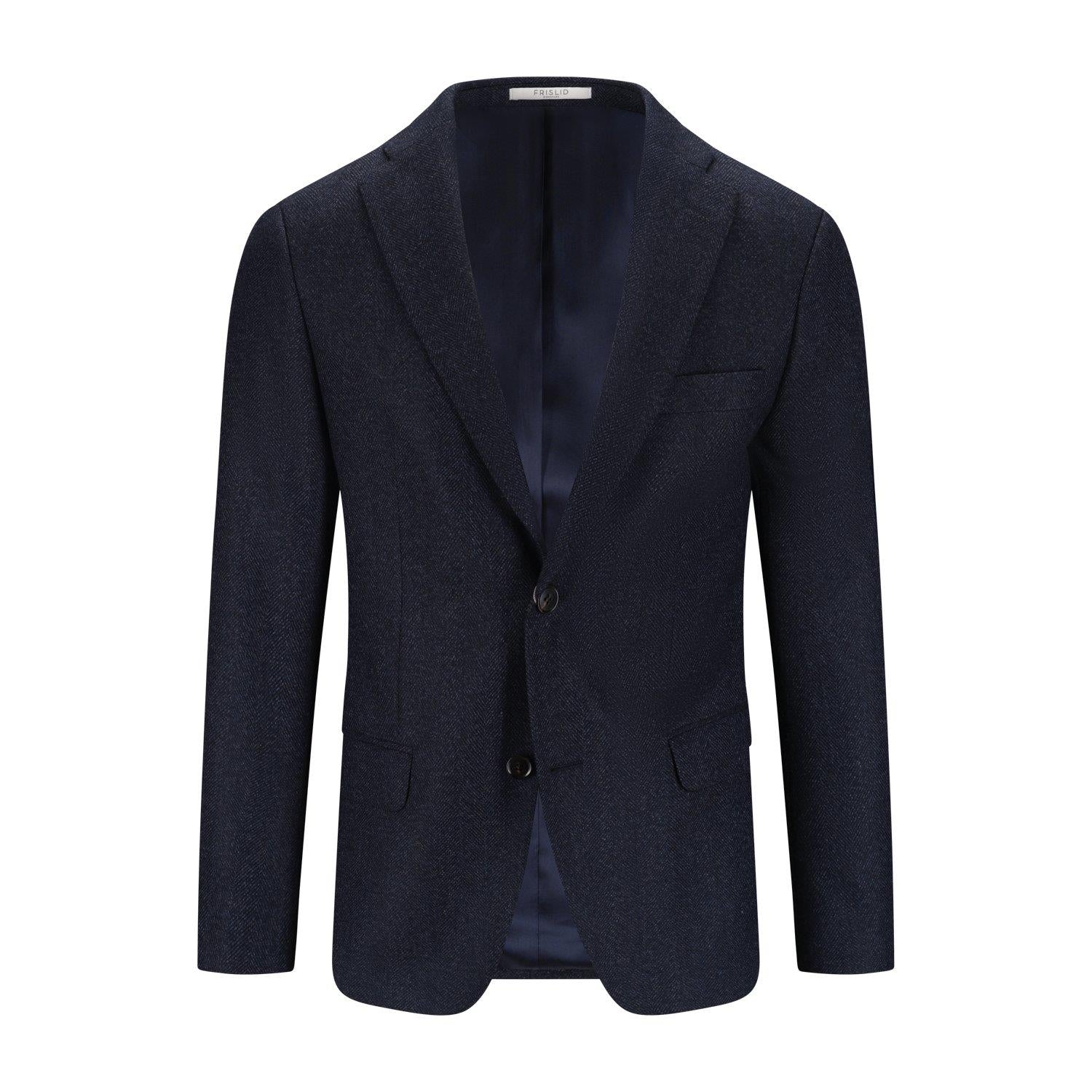 Blazer - Bilbao Herringbone Blå