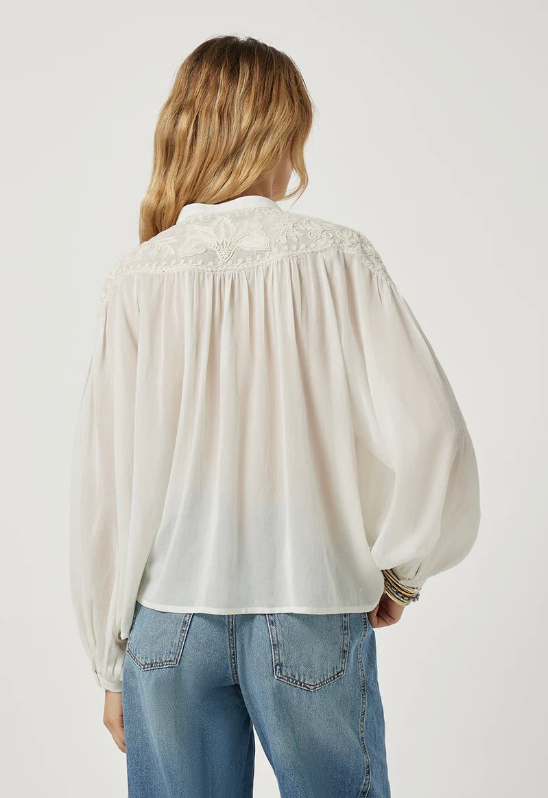 Bluse - Petronella Top Papyrus