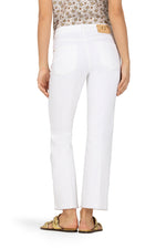 Jeans - Piper Short Classy White & Fringed