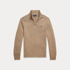 Genser - Cotton Quarter-Zip Sweater Bronze Melange