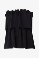 Topp - Sculpted Tube Top Black