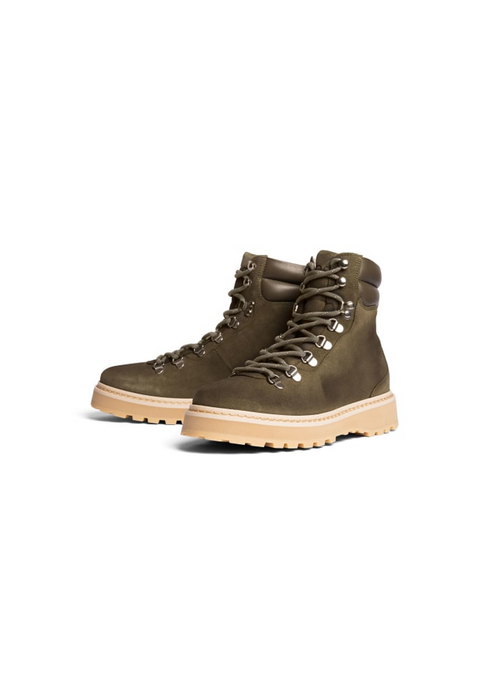 Boots - Hiking Suede Oliven Women