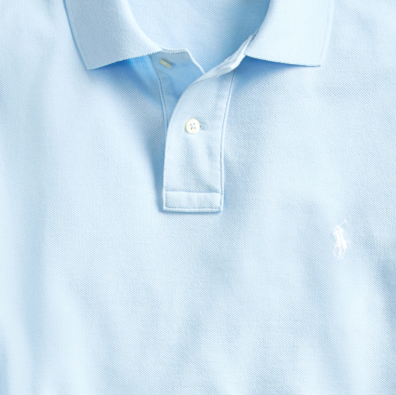 Pique - The Iconic Mesh Polo Shirt Office Blue