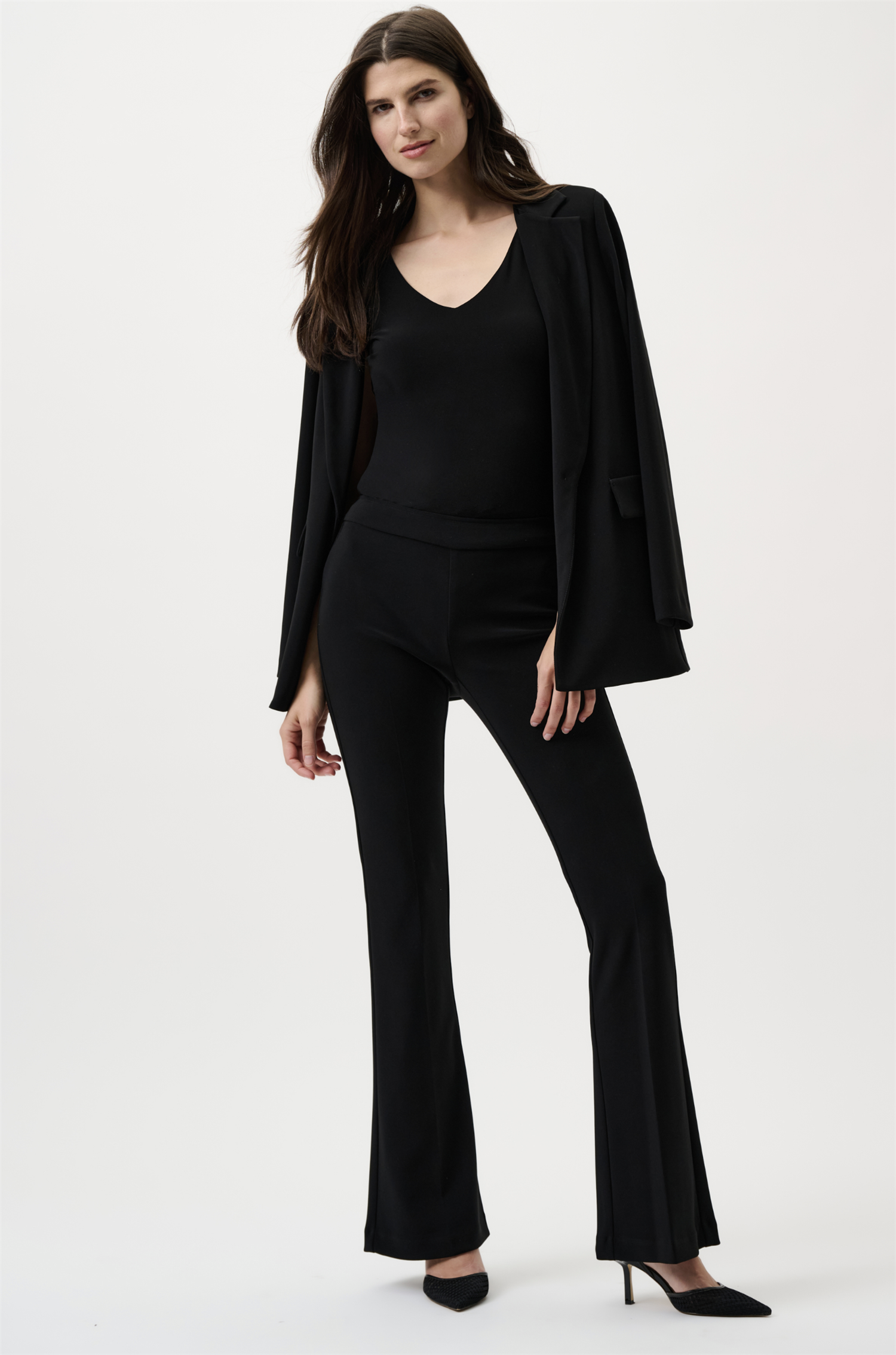 Bukse - Classic Flared Pant Black