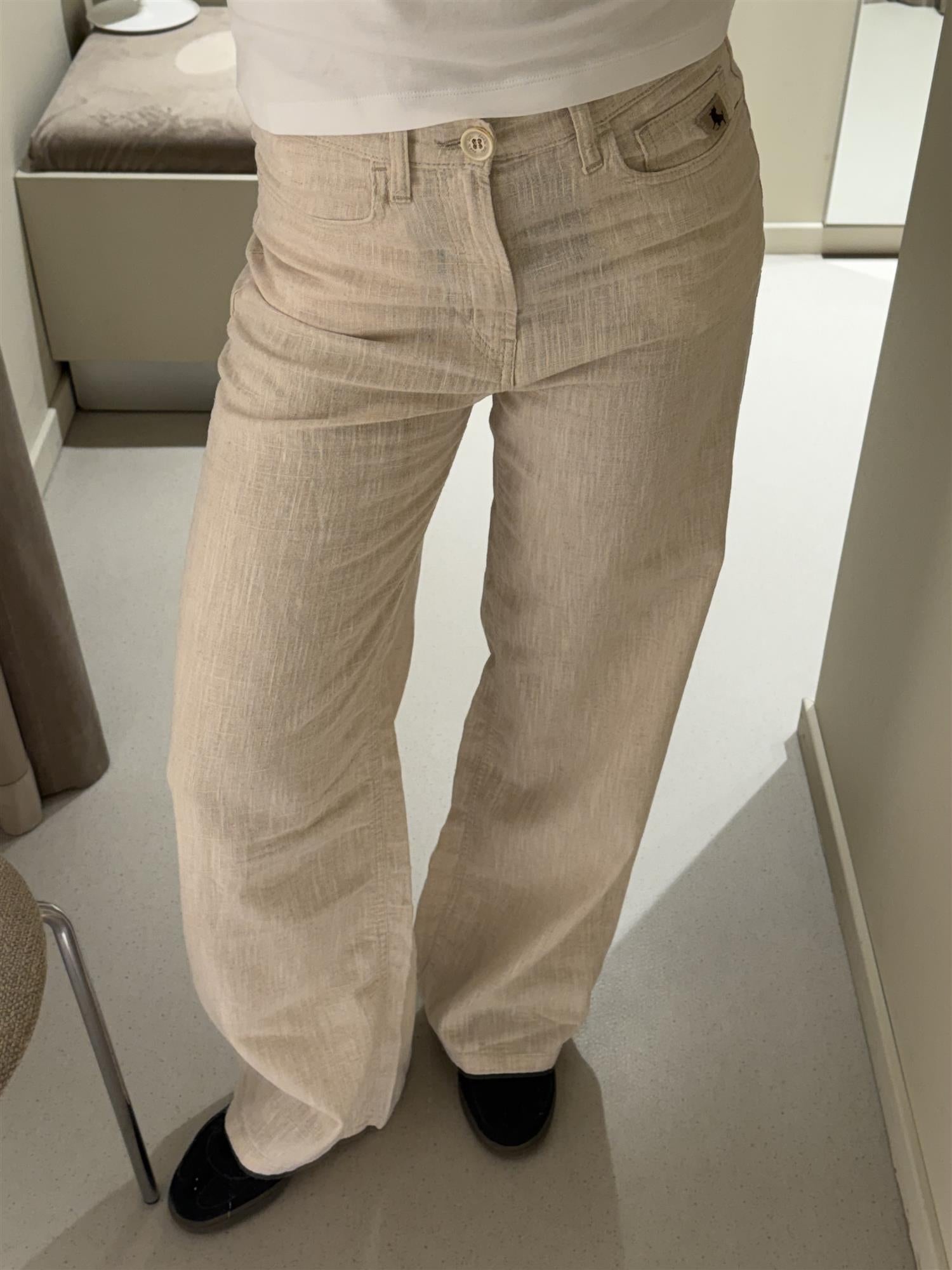 Bukser - Skater Loose-Z Lino Natural