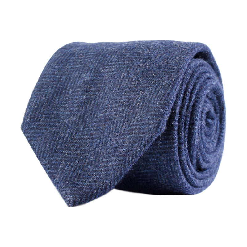 Slips - Classic Tie Fishbone Navy