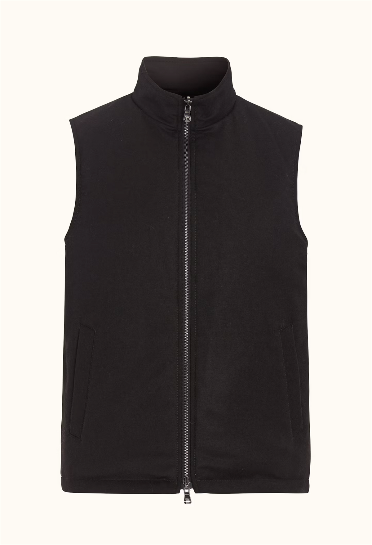 Vest - Vendbar Vattert Flanell Vest Brown Eik