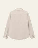 Jakke - Lennon Bouclè Overshirt Ivory