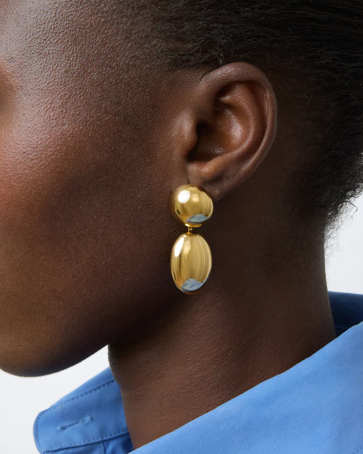 Øredobber - The Klara Earrings Gold