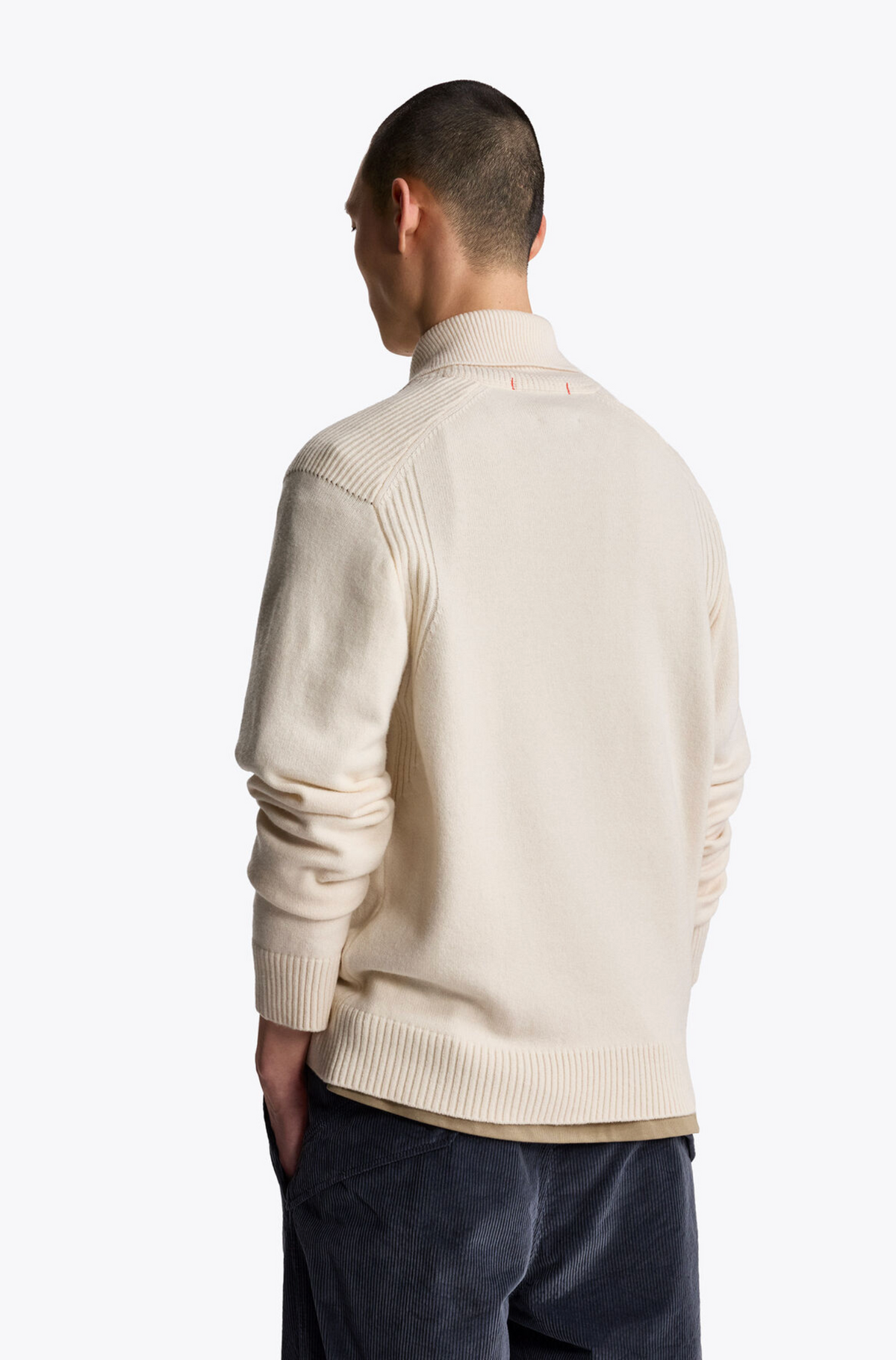 Genser - Caldonazzo Half Zip Up Moonbeam