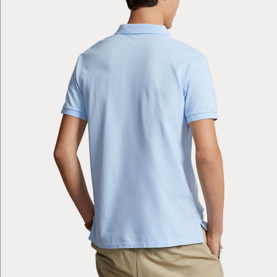 Pique - The Iconic Mesh Polo Shirt Office Blue