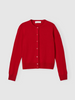 Cardigan - Classic Wool Cardigan Crimson