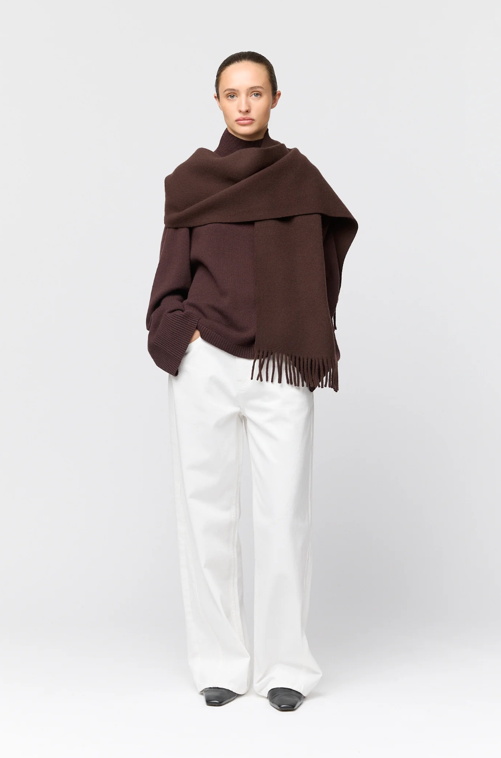 Genser - Cape Cod Turtleneck Chocolate Brown