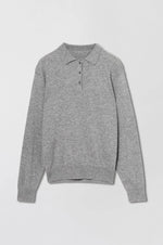 Genser - Estate Cashmere Pique Gray Melange