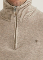 Genser - Hertford Half Zip Khaki